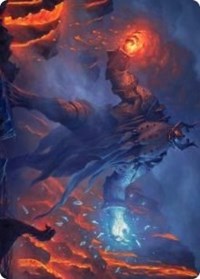 Aegar, the Freezing Flame Art Card [Kaldheim: Art Series] | RetroPlay Games