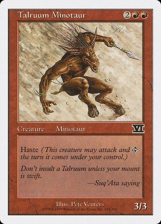 Talruum Minotaur [Classic Sixth Edition] | RetroPlay Games
