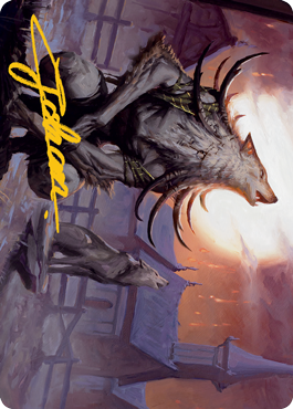 Lord of the Ulvenwald Art Card (Gold-Stamped Signature) [Innistrad: Midnight Hunt Art Series] | RetroPlay Games