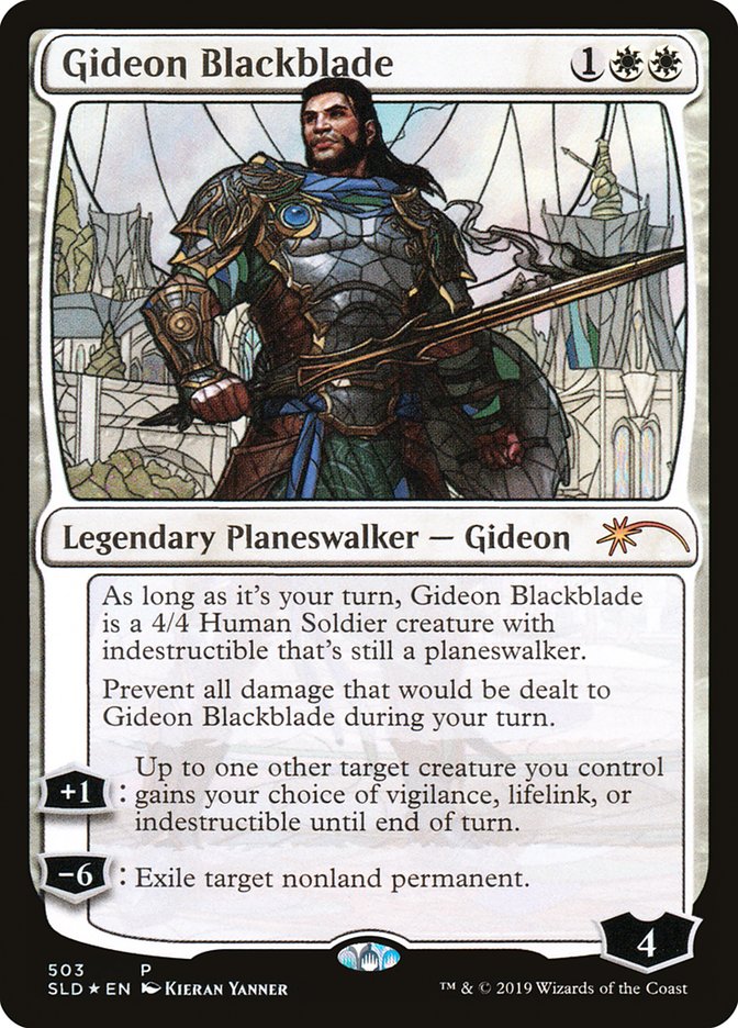 Gideon Blackblade (Stained Glass) [Secret Lair Drop Promos] | RetroPlay Games