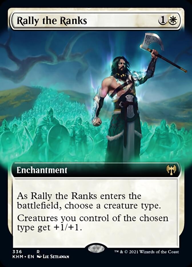 Rally the Ranks (Extended Art) [Kaldheim] | RetroPlay Games