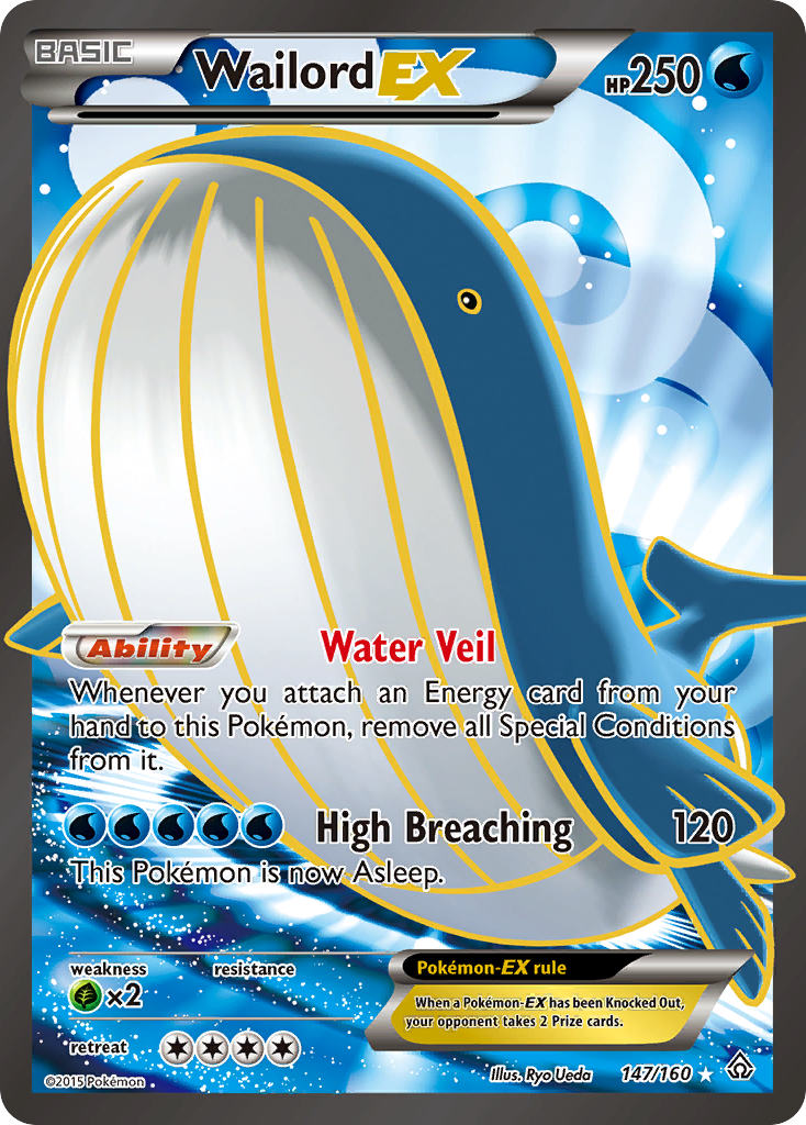 Wailord EX (147/160) [XY: Primal Clash] | RetroPlay Games