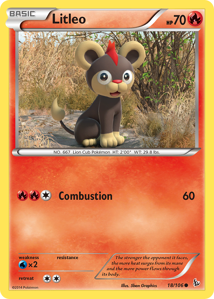 Litleo (18/106) [XY: Flashfire] | RetroPlay Games