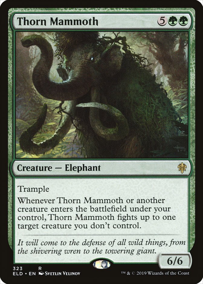 Thorn Mammoth [Throne of Eldraine] | RetroPlay Games