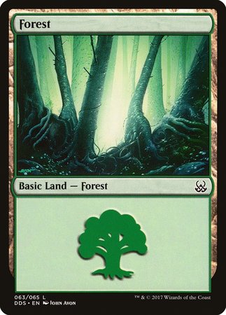 Forest (63) [Duel Decks: Mind vs. Might] | RetroPlay Games