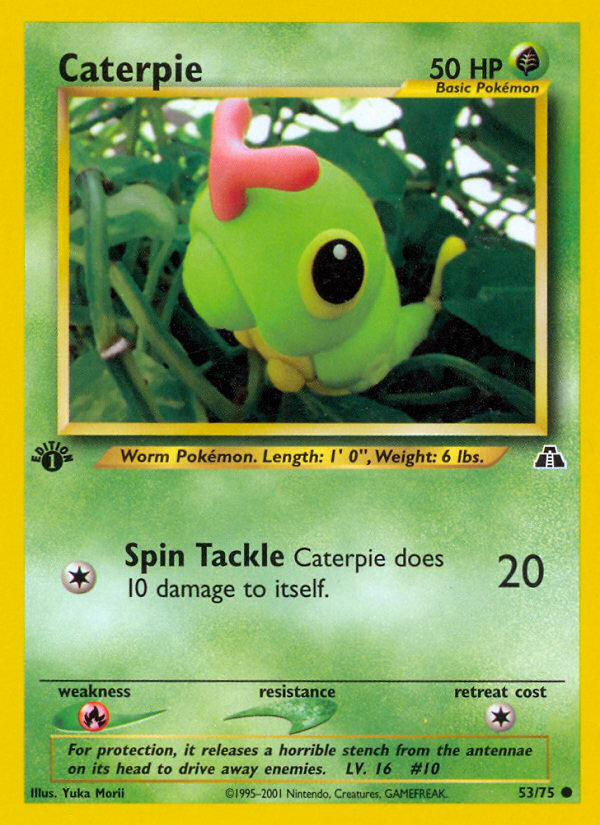 Caterpie (53/75) [Neo Discovery 1st Edition] | RetroPlay Games