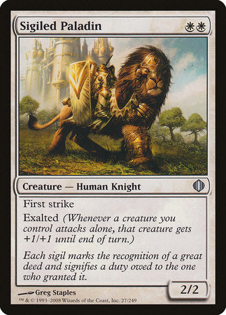 Sigiled Paladin [Shards of Alara] | RetroPlay Games