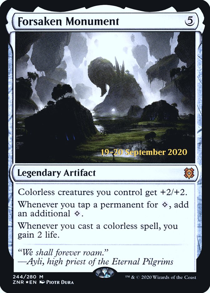 Forsaken Monument  [Zendikar Rising Prerelease Promos] | RetroPlay Games