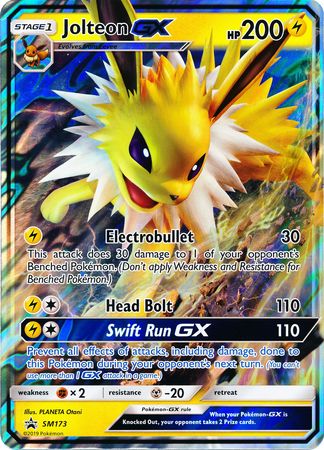 Jolteon GX (SM173) (Jumbo Card) [Sun & Moon: Black Star Promos] | RetroPlay Games