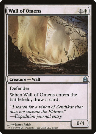 Wall of Omens [Commander 2011] | RetroPlay Games