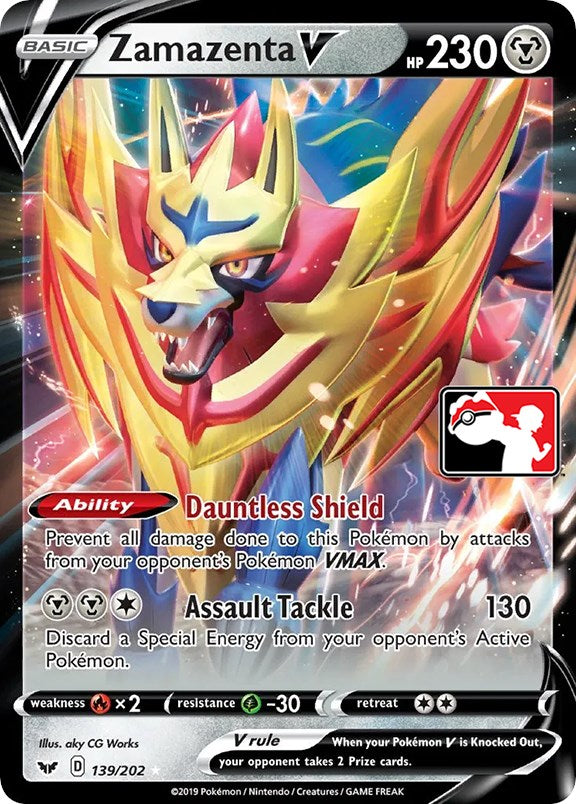 Zamazenta V (139/202) [Prize Pack Series One] | RetroPlay Games