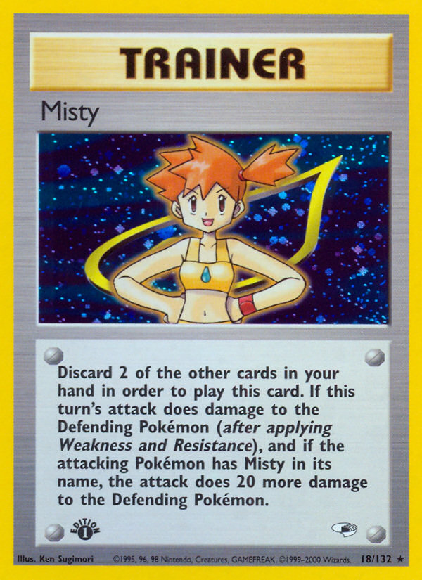 Misty (18/132) [Gym Heroes 1st Edition] | RetroPlay Games