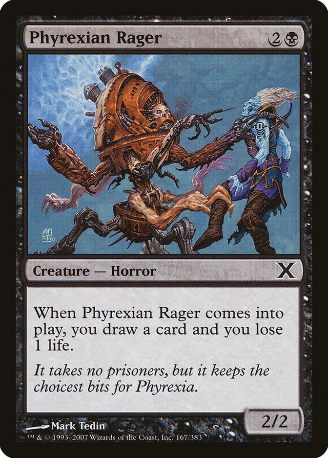 Phyrexian Rager [Tenth Edition] | RetroPlay Games