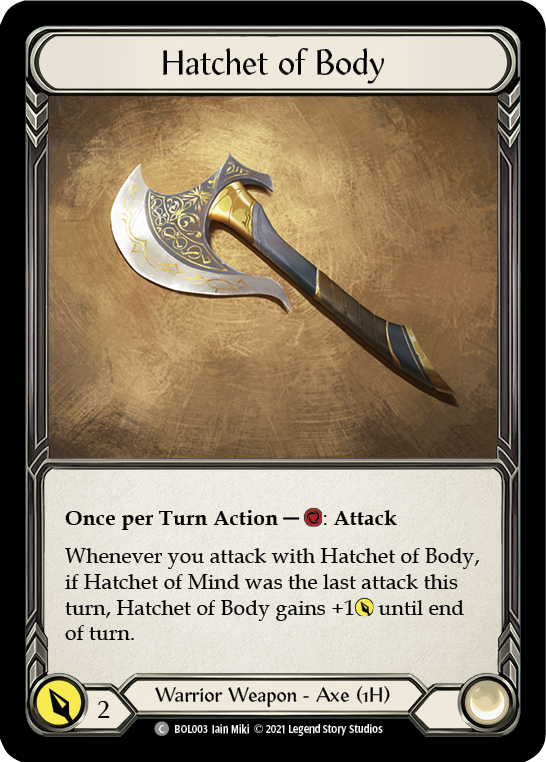 Hatchet of Body [BOL003] (Monarch Boltyn Blitz Deck) | RetroPlay Games