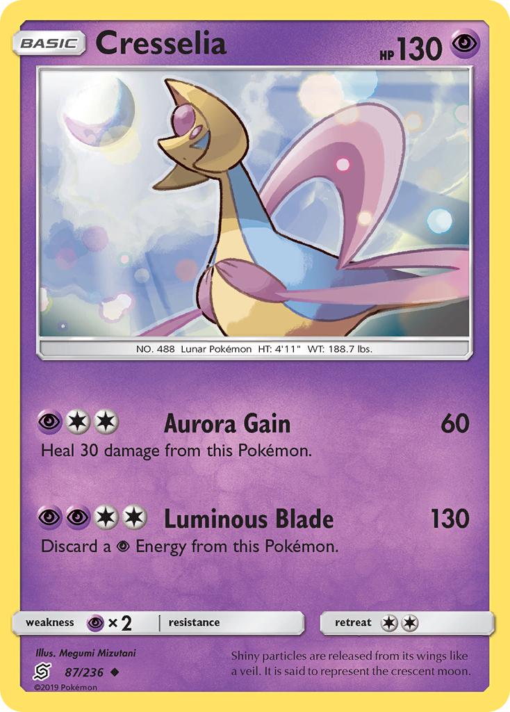 Cresselia (87/236) [Sun & Moon: Unified Minds] | RetroPlay Games