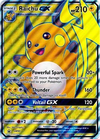 Raichu GX (SM90) (Jumbo Card) [Sun & Moon: Black Star Promos] | RetroPlay Games