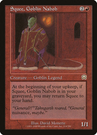 Squee, Goblin Nabob [Mercadian Masques] | RetroPlay Games