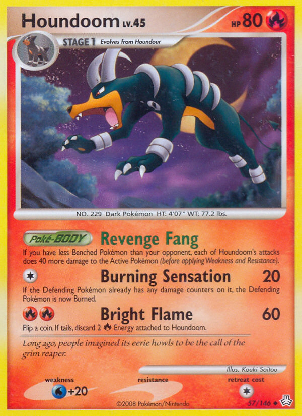 Houndoom (57/146) [Diamond & Pearl: Legends Awakened] | RetroPlay Games