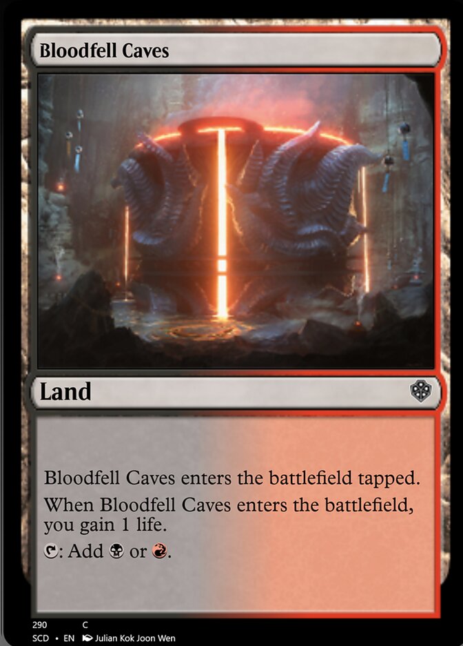 Bloodfell Caves [Starter Commander Decks] | RetroPlay Games