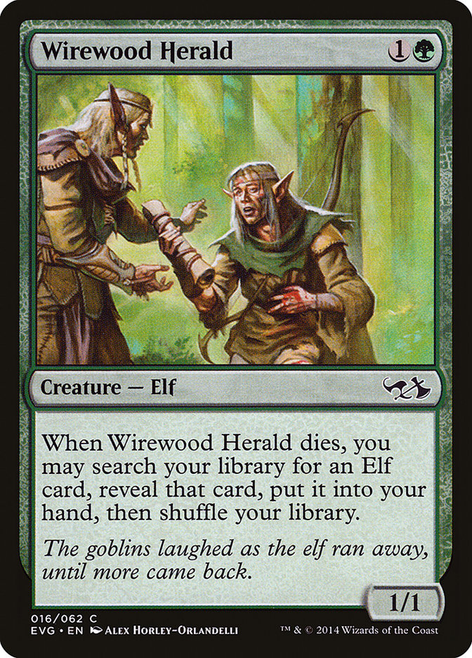 Wirewood Herald (Elves vs. Goblins) [Duel Decks Anthology] | RetroPlay Games