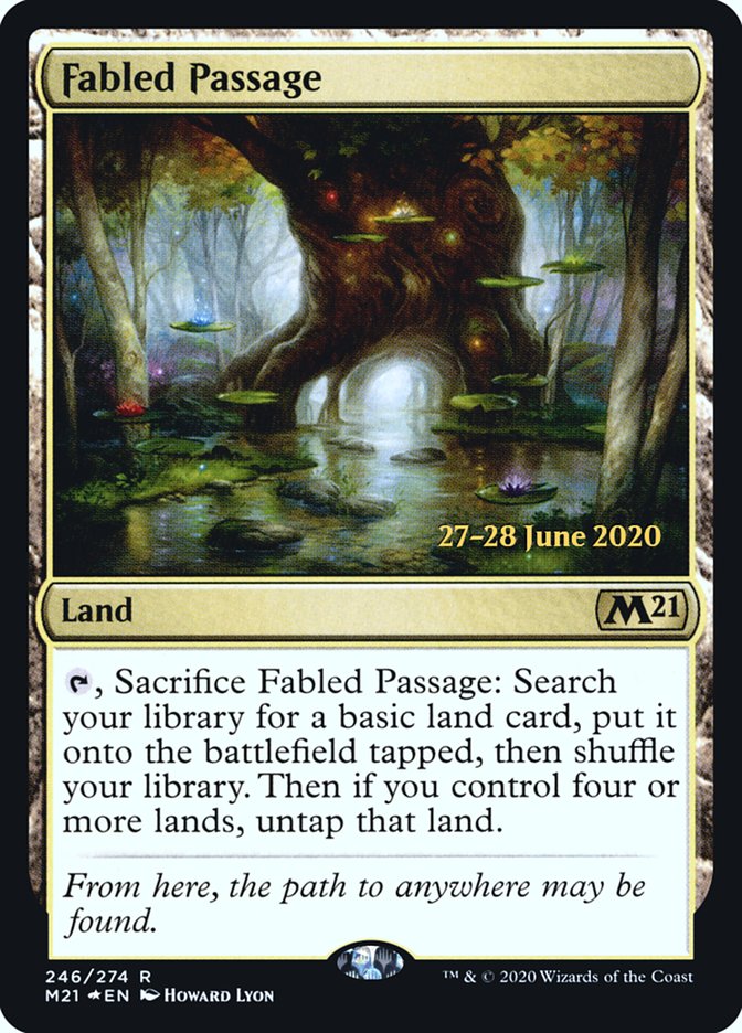 Fabled Passage  [Core Set 2021 Prerelease Promos] | RetroPlay Games