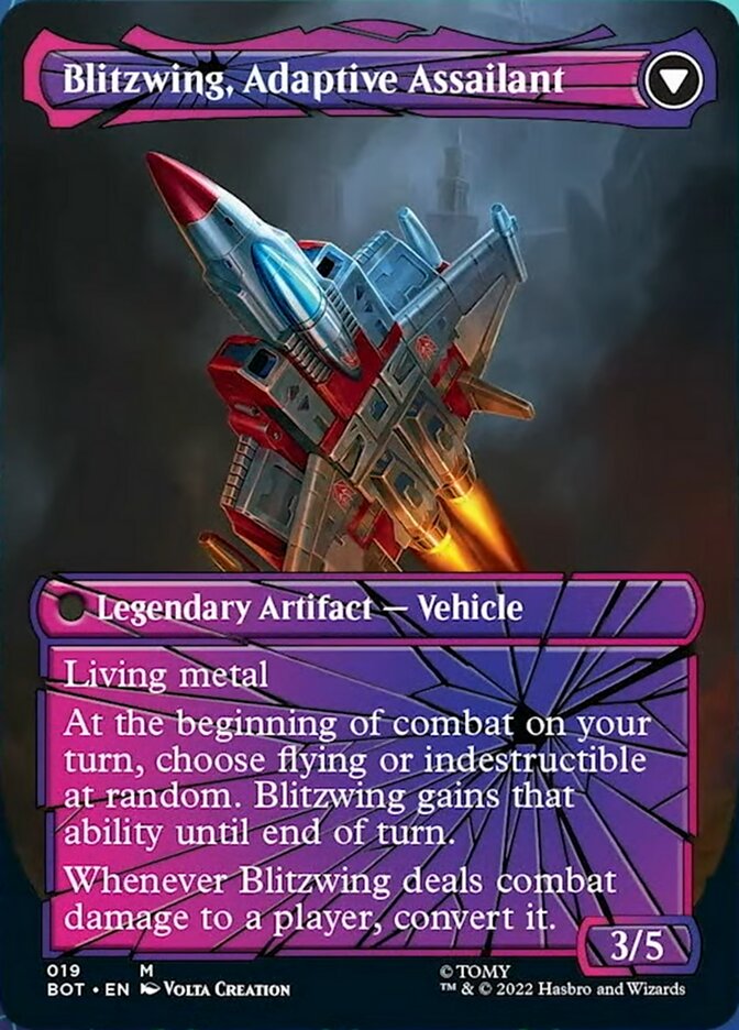 Blitzwing, Cruel Tormentor // Blitzwing, Adaptive Assailant (Shattered Glass) [Universes Beyond: Transformers] | RetroPlay Games