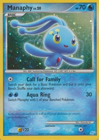 Manaphy (4/12) [Diamond & Pearl: Trainer Kit - Manaphy] | RetroPlay Games