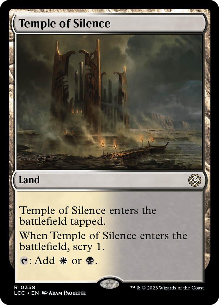 Temple of Silence [The Lost Caverns of Ixalan Commander] | RetroPlay Games