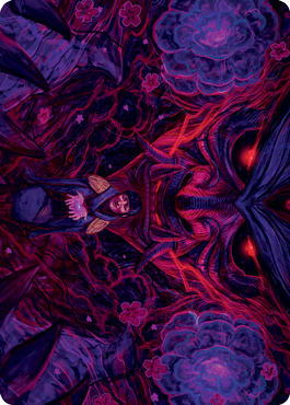 Reckoner Shakedown Art Card [Kamigawa: Neon Dynasty Art Series] | RetroPlay Games