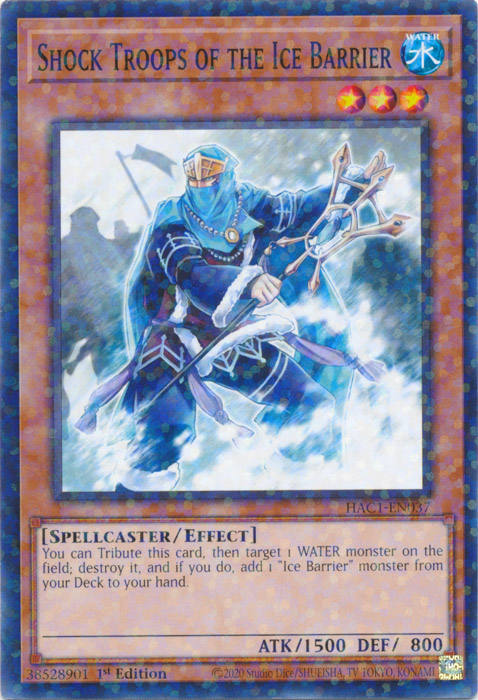 Shock Troops of the Ice Barrier (Duel Terminal) [HAC1-EN037] Common | RetroPlay Games