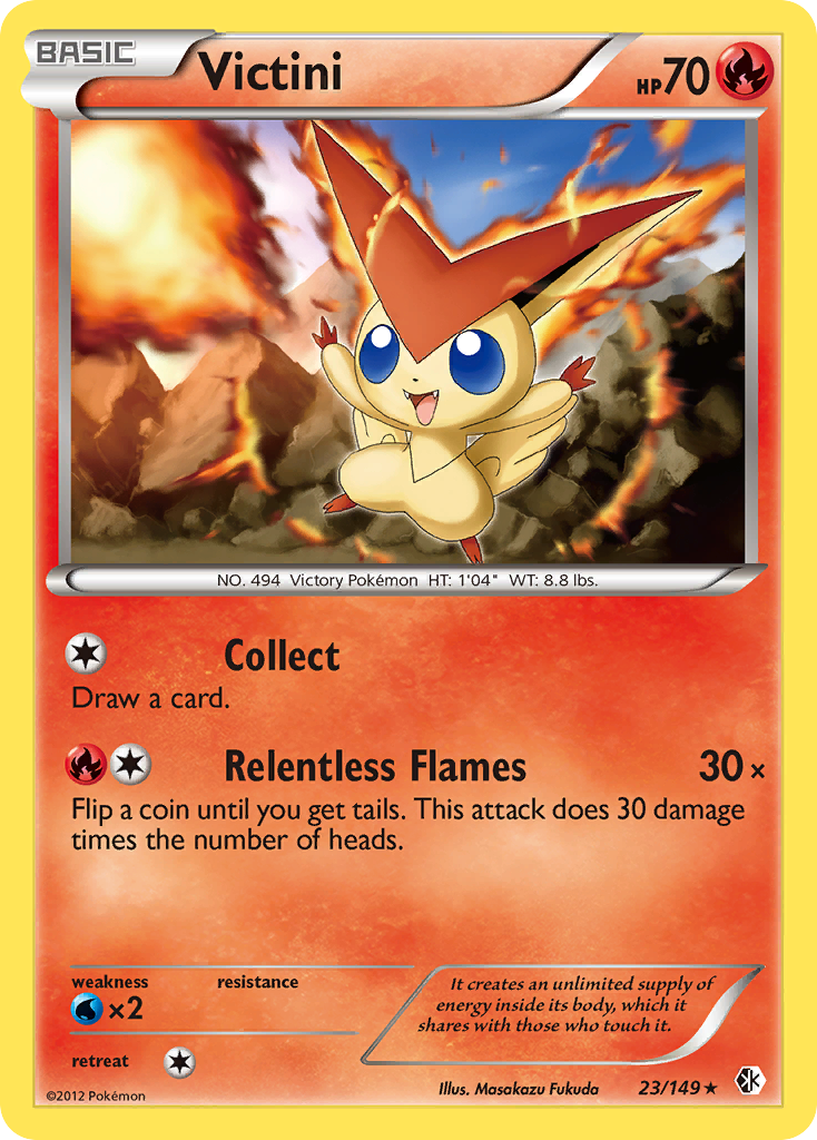 Victini (23/149) [Black & White: Boundaries Crossed] | RetroPlay Games