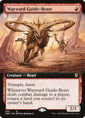 Wayward Guide-Beast (Extended Art) [Zendikar Rising] | RetroPlay Games