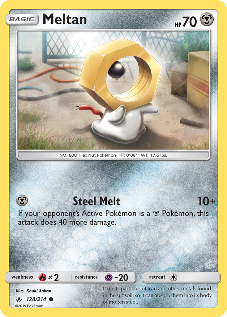 Meltan (128/214) [Sun & Moon: Unbroken Bonds] | RetroPlay Games