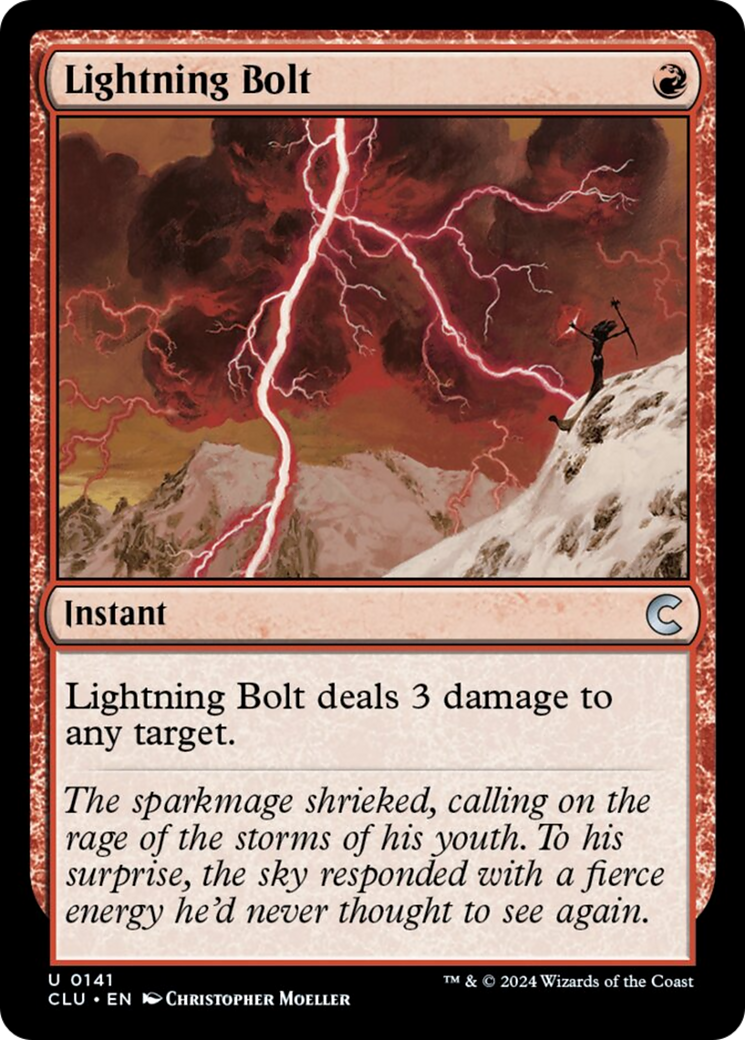 Lightning Bolt [Ravnica: Clue Edition] | RetroPlay Games