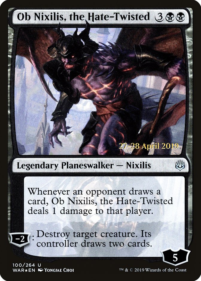 Ob Nixilis, the Hate-Twisted  [War of the Spark Prerelease Promos] | RetroPlay Games