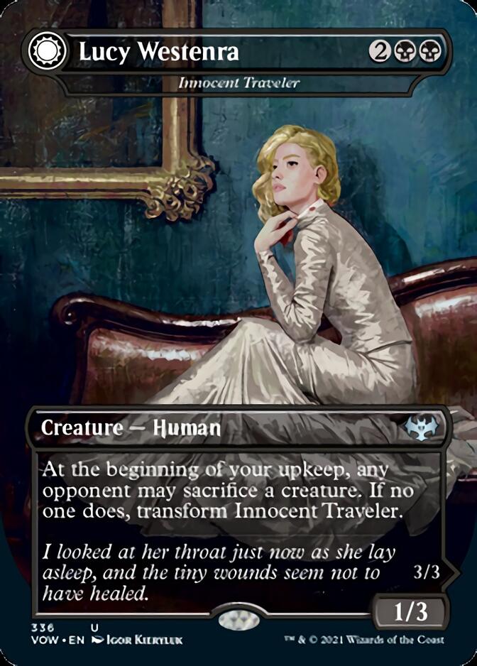 Innocent Traveler // Malicious Invader - Lucy Westenra // Lucy, Arisen Vampire [Innistrad: Crimson Vow] | RetroPlay Games