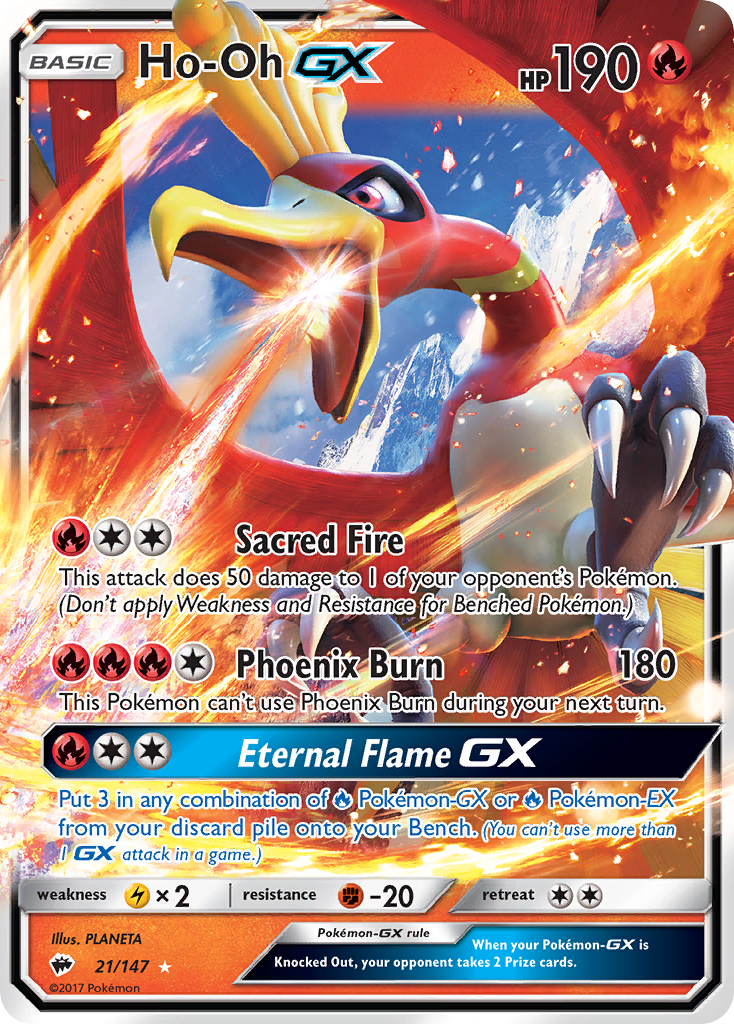 Ho-Oh GX (21/147) [Sun & Moon: Burning Shadows] | RetroPlay Games