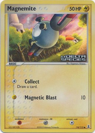 Magnemite (74/113) (Stamped) [EX: Delta Species] | RetroPlay Games