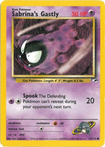 Sabrina's Gastly (93/132) [Gym Heroes Unlimited] | RetroPlay Games