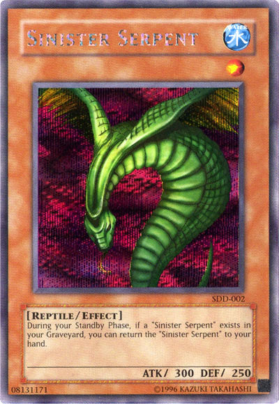 Sinister Serpent [SDD-002] Secret Rare | RetroPlay Games