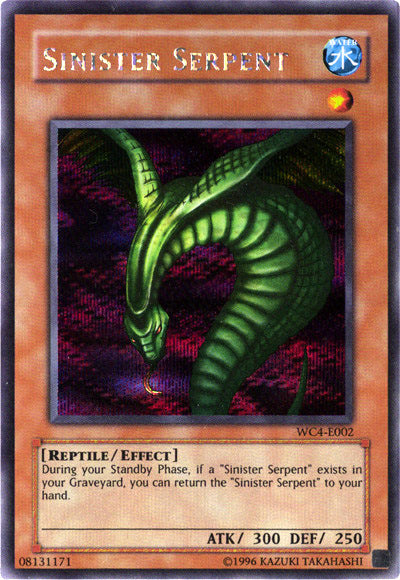 Sinister Serpent [WC4-E002] Prismatic Secret Rare | RetroPlay Games