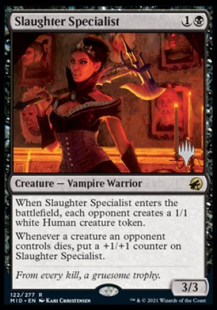 Slaughter Specialist (Promo Pack) [Innistrad: Midnight Hunt Promos] | RetroPlay Games