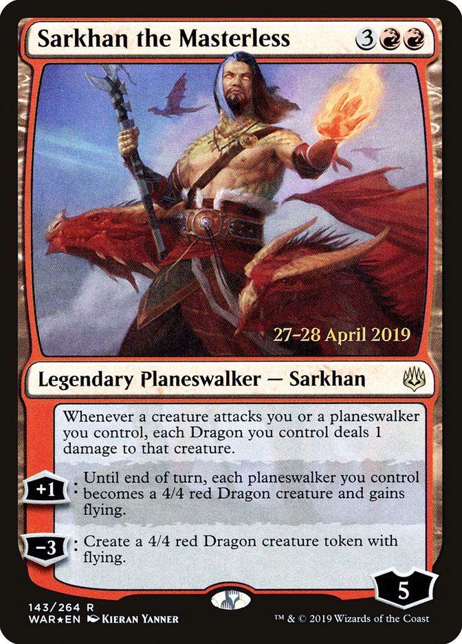 Sarkhan the Masterless  [War of the Spark Prerelease Promos] | RetroPlay Games