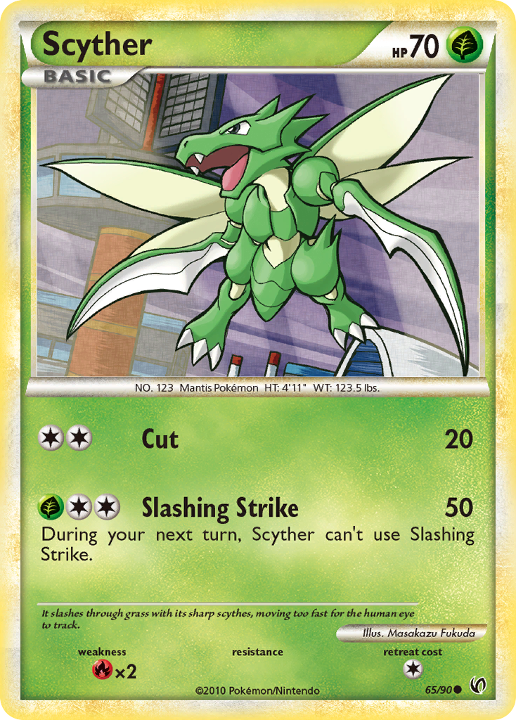 Scyther (65/90) [HeartGold & SoulSilver: Undaunted] | RetroPlay Games