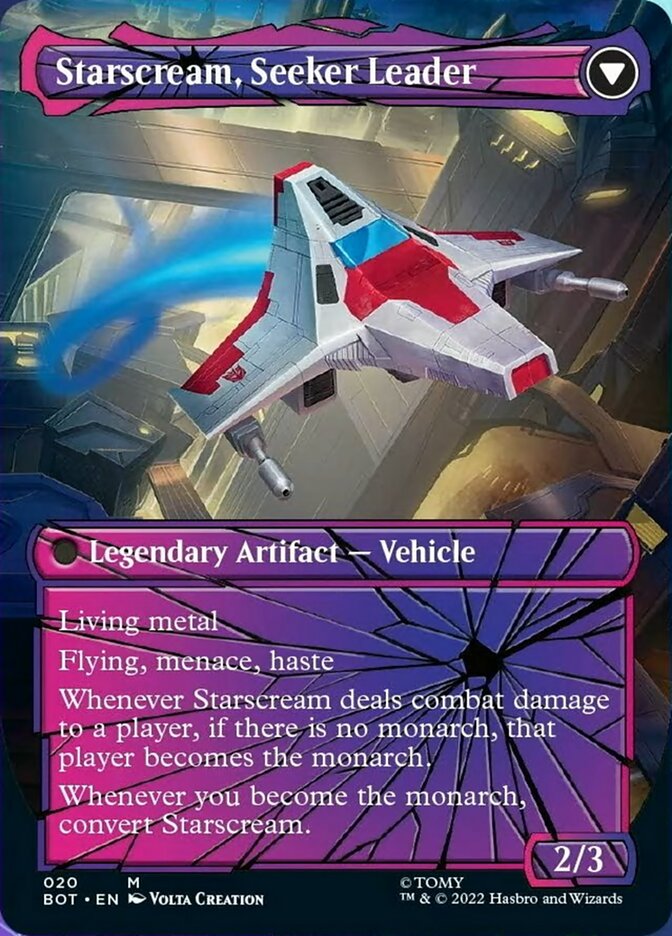 Starscream, Power Hungry // Starscream, Seeker Leader (Shattered Glass) [Universes Beyond: Transformers] | RetroPlay Games