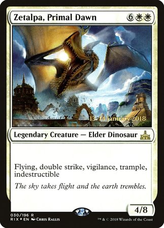 Zetalpa, Primal Dawn [Rivals of Ixalan Promos] | RetroPlay Games