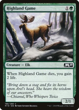 Highland Game [Core Set 2019] | RetroPlay Games