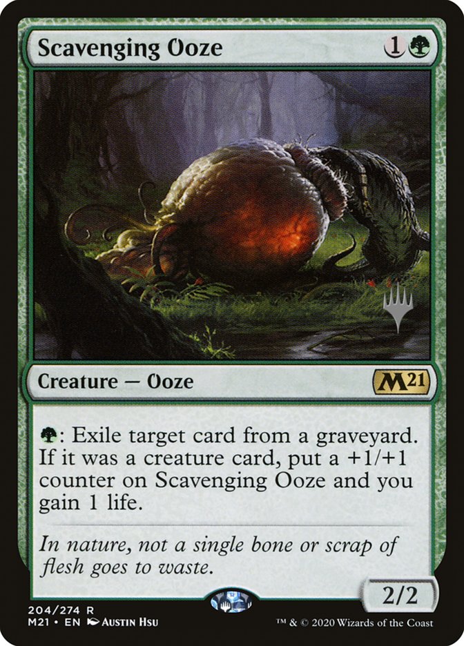 Scavenging Ooze (Promo Pack) [Core Set 2021 Promos] | RetroPlay Games