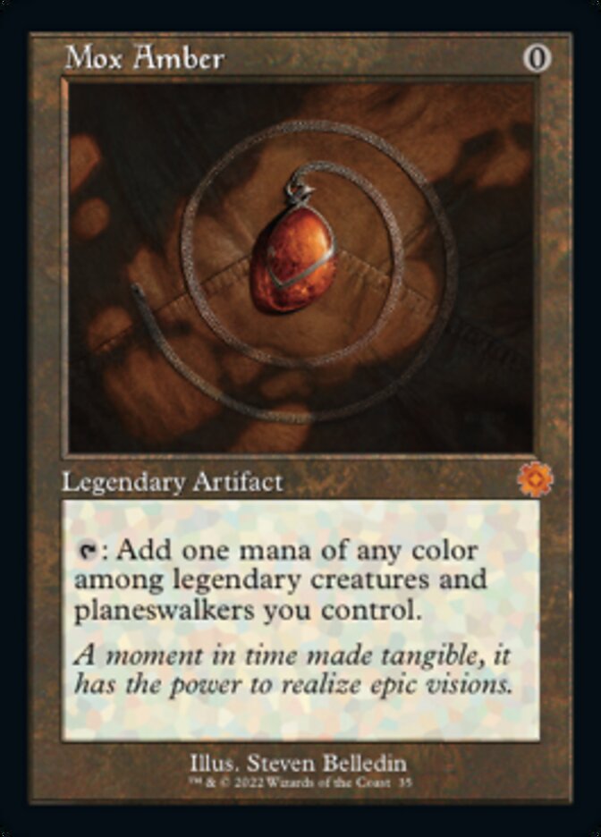 Mox Amber (Retro) [The Brothers' War Retro Artifacts] | RetroPlay Games