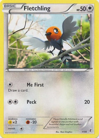 Fletchling (1/30) [XY: Trainer Kit 1 - Bisharp] | RetroPlay Games